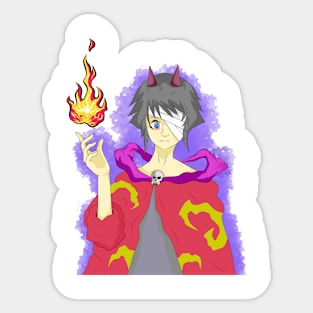 Red wizard Sticker